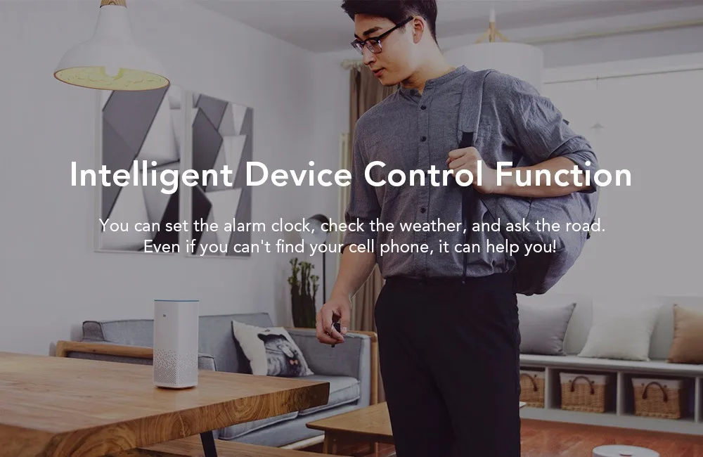 Xiaomi Ai Speaker Listening To Music Voice Remote Control Appliances Artificial Intelligence Speaker - ANKUX.COM