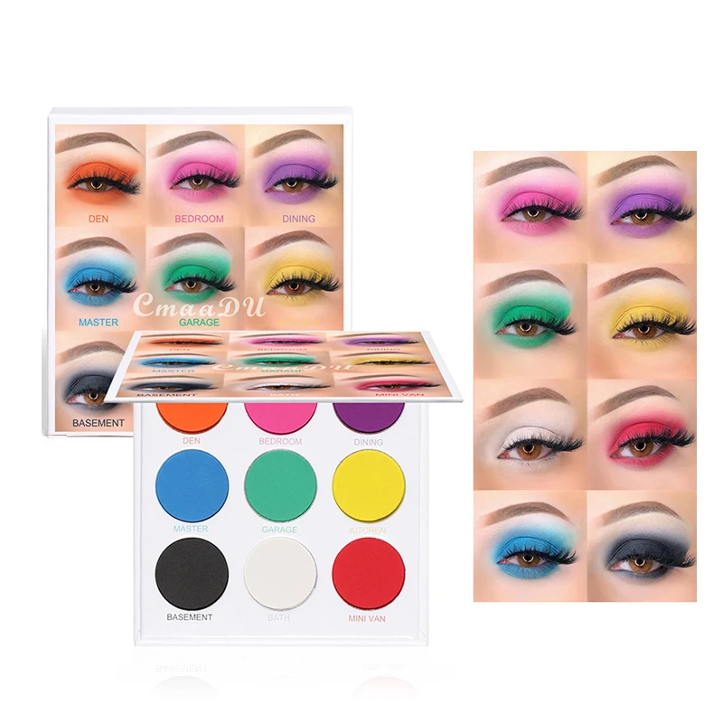 Wholesale Makeup 9 Colors Makeup Matte High Pigment Eye Shadow Palette Private Label
Wholesale Makeup 9 Colors Makeup Matte High Pigment Eye Shadow Palette Private Label