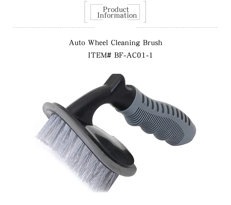 Car Wheel Cleaning Brush Tire Rim Scrub Brush Soft Alloy Brush Cleaner Tie
