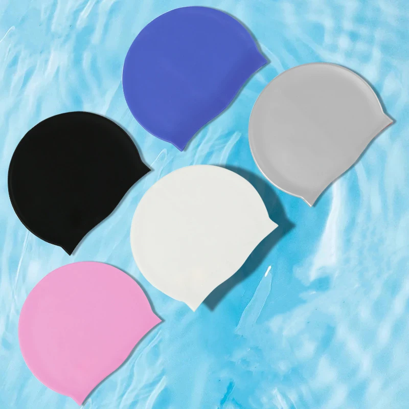 Adults Men Women Waterproof Silicone Swimming Caps for Swim Pool Diving Water Sports, Black/gray/pink/blue/white
Adults Men Women Waterproof Silicone Swimming Caps for Swim Pool Diving Water Sports, Black/gray/pink/blue/white