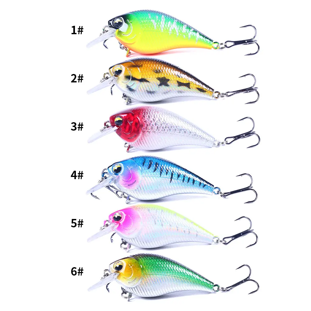 7CM 9.5G Hard Plastic vivid lifelike Fishing Lure Crankbaits Fishing bait, 6 colors as pictures
7CM 9.5G Hard Plastic vivid lifelike Fishing Lure Crankbaits Fishing bait, 6 colors as pictures