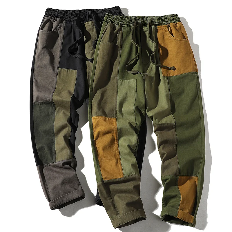 Wholesale men's cargo pants casual slacks patched personality pants men's straight leg casual cargo Men's Trousers & Pants
Wholesale men's cargo pants casual slacks patched personality pants men's straight leg casual cargo Men's Trousers & Pants