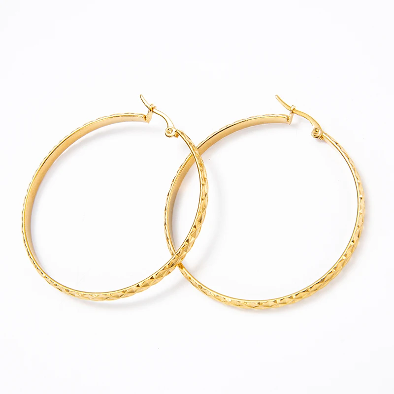 Newest 18K Gold Plated Concave Geometric Surface Earrings Gold Color Titanium Steel Square Rectangle Face C Shape Earring
Newest 18K Gold Plated Concave Geometric Surface Earrings Gold Color Titanium Steel Square Rectangle Face C Shape Earring
