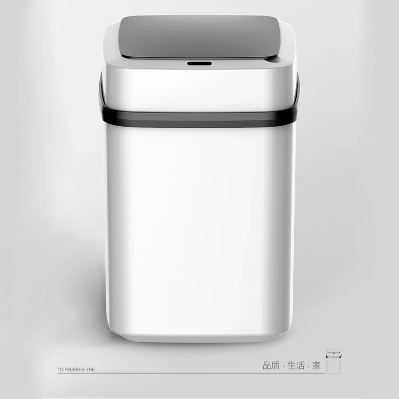 Smart Trash Can Automatic Motion Detector Dustbin Intelligent Waste Bin Silent Garbage Bag Container For Kitchen Bathroom
Smart Trash Can Automatic Motion Detector Dustbin Intelligent Waste Bin Silent Garbage Bag Container For Kitchen Bathroom