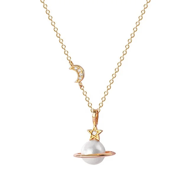 Plated 18K Yellow Gold Jewelry Moon Star Jewellery Women Accessory 925 Sterling Silver Natural Freshwater Pearl Globe Necklace
Plated 18K Yellow Gold Jewelry Moon Star Jewellery Women Accessory 925 Sterling Silver Natural Freshwater Pearl Globe Necklace