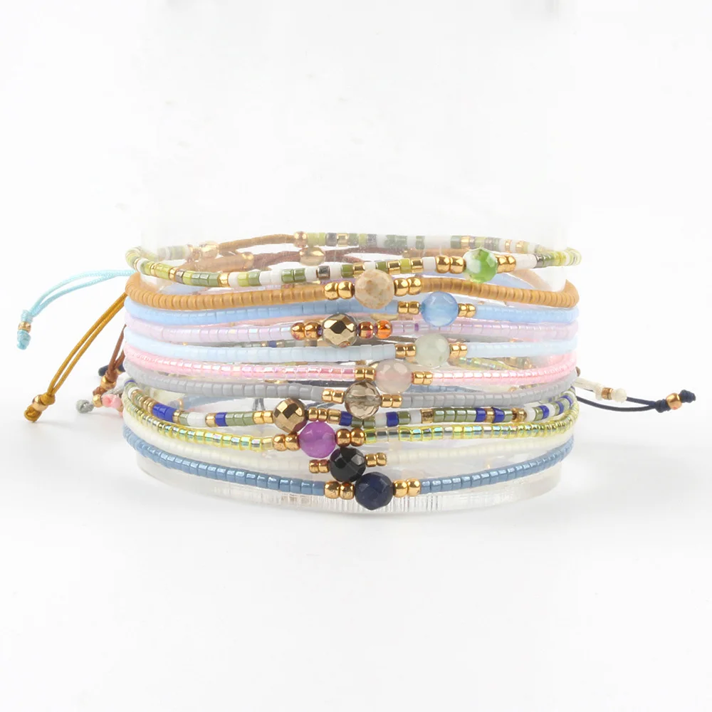 2022 New Fashion Seed Bead Hand Woven Adjustable Beaded Bracelet Bangles For Women Jewelry
2022 New Fashion Seed Bead Hand Woven Adjustable Beaded Bracelet Bangles For Women Jewelry
