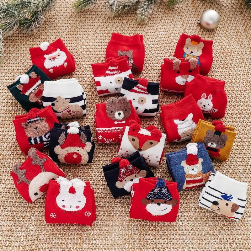 Women's Hosiery 2021 Christmas socks colored cotton big cartoon animal 3d ears Pure Cotton autumn and winter
Women's Hosiery 2021 Christmas socks colored cotton big cartoon animal 3d ears Pure Cotton autumn and winter