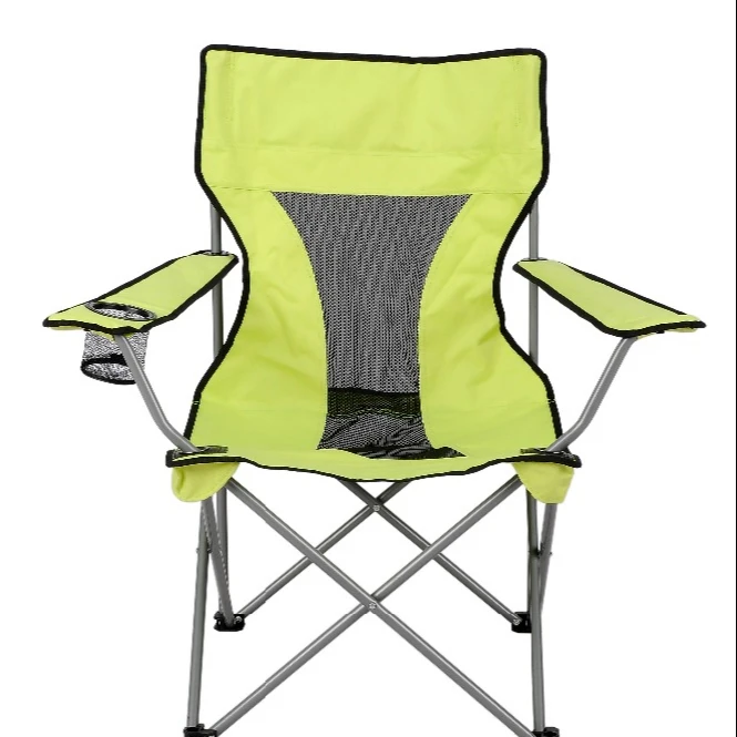 High Back Kids Stainless Steel outdoor Fabric folding quad Chair