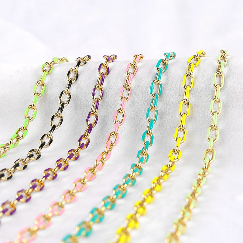 Hobbyworker Copper Gold Plated Anti-Fading Drop Oil Chains for DIY Fashion Necklace Bracelet Jewelry Making C0003, Picture
Hobbyworker Copper Gold Plated Anti-Fading Drop Oil Chains for DIY Fashion Necklace Bracelet Jewelry Making C0003, Picture
