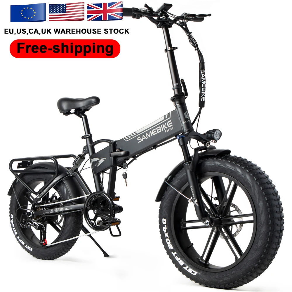 EU Stock SAMEBIKE 20 "Aluminum alloy SHIMANO 7 Speed full Suspension Foldable Mountain Fat Tire Electric Bicycle
EU Stock SAMEBIKE 20 "Aluminum alloy SHIMANO 7 Speed full Suspension Foldable Mountain Fat Tire Electric Bicycle