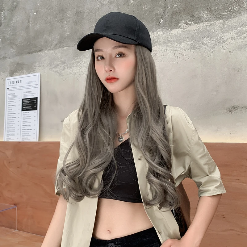 Synthetic Long Wave Baseball Hats Wigs Natural Big Wavy Hat Ponytail Hair Wig Extensions With Cap, Customized colors
Synthetic Long Wave Baseball Hats Wigs Natural Big Wavy Hat Ponytail Hair Wig Extensions With Cap, Customized colors