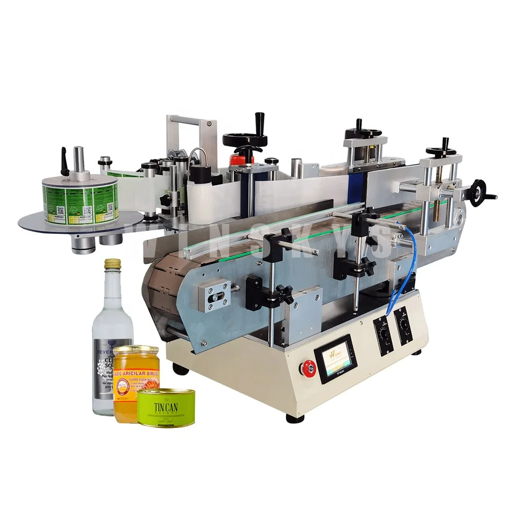 factory price mini automatic desktop label sticking machine for round bottle cans jar
factory price mini automatic desktop label sticking machine for round bottle cans jar
