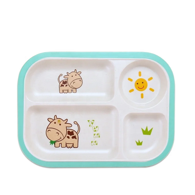 Creative split health children's plate skid resistant easy to clean bamboo fiber tableware
Creative split health children's plate skid resistant easy to clean bamboo fiber tableware
