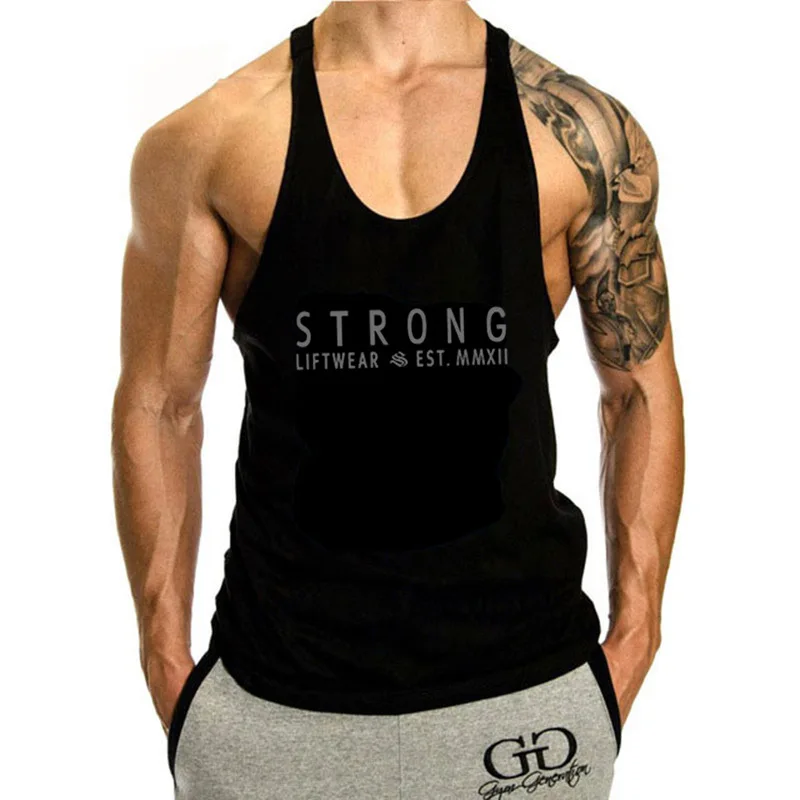 Summer muscle men's new vest sports fitness outdoor running basketball sleeveless vest factory wholesale, Black
Summer muscle men's new vest sports fitness outdoor running basketball sleeveless vest factory wholesale, Black