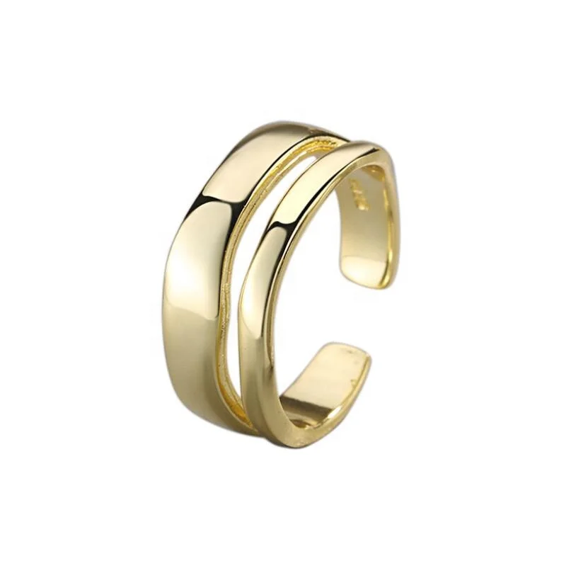 anillos Hot Sale 2020 Retro Simple double lines irregular shape open Copper rings jewelry women bagues
anillos Hot Sale 2020 Retro Simple double lines irregular shape open Copper rings jewelry women bagues