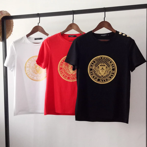 Spring/Summer 2020 Bal * coin pattern all cotton short sleeve Bal*main casual T-shirt Couple style
Spring/Summer 2020 Bal * coin pattern all cotton short sleeve Bal*main casual T-shirt Couple style