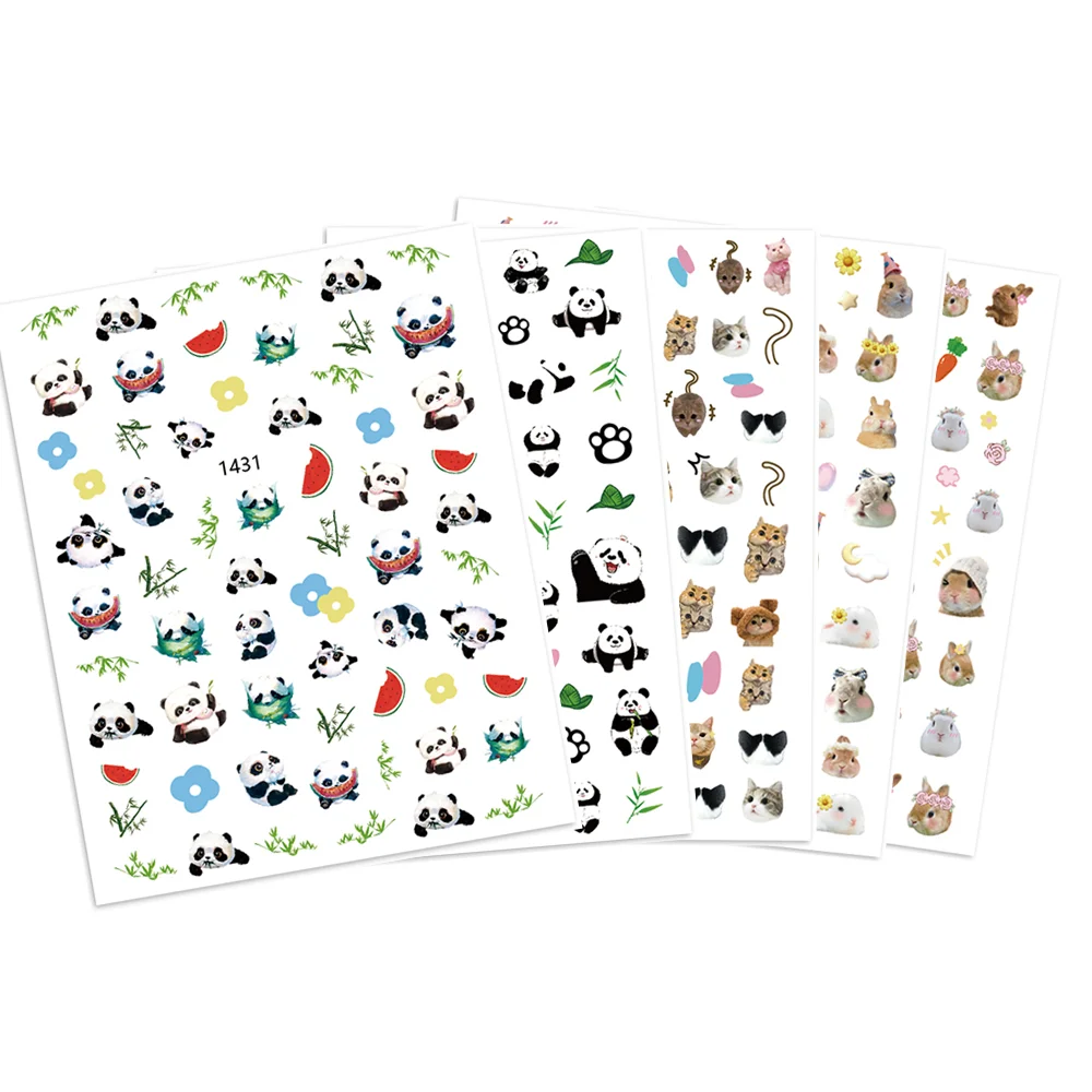 joyful 2021 New Design Nail Stickers Cute Animal Nail Stickers Bunny/Puppy/Kitten Girl Child Nail Stickers 1421-1426, Colorful
joyful 2021 New Design Nail Stickers Cute Animal Nail Stickers Bunny/Puppy/Kitten Girl Child Nail Stickers 1421-1426, Colorful