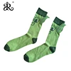 New ears cartoon Yoda master men tube sports green socks