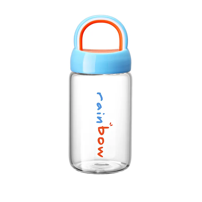Hot sale products 350ML drinkware bottle Food grade Borosilicate glass water bottle easy carry with colorful lid, Customized color acceptable
Hot sale products 350ML drinkware bottle Food grade Borosilicate glass water bottle easy carry with colorful lid, Customized color acceptable