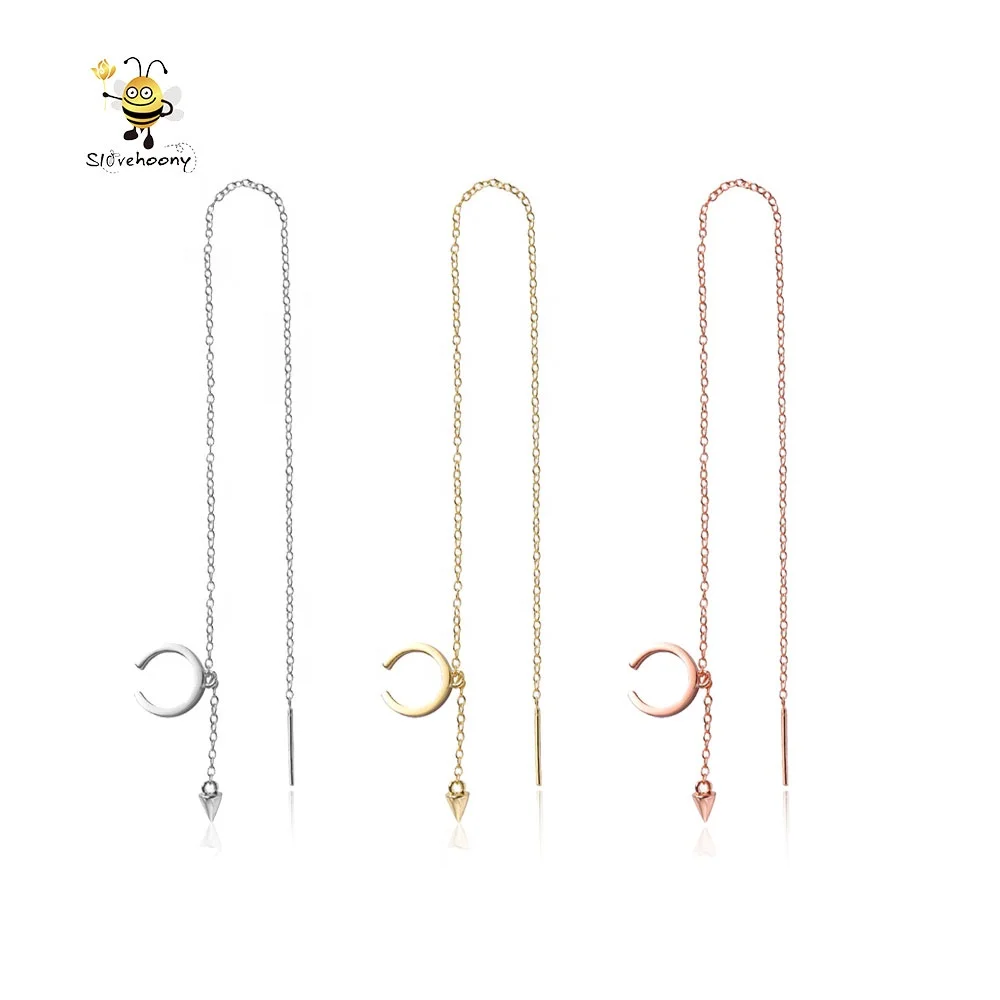 Fashion Cone Pendant Drop Earrings Sterling Silver 925 Jewelry Gold Plated Earrings Drop Line Earring For Women 2021 Joyas Party, Silver/gold/ rose gold
Fashion Cone Pendant Drop Earrings Sterling Silver 925 Jewelry Gold Plated Earrings Drop Line Earring For Women 2021 Joyas Party, Silver/gold/ rose gold