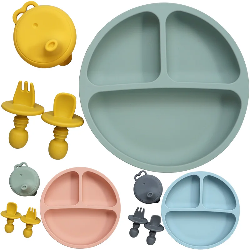 Professional Feeding Silicone Plate Set Waterproof Silicone Fork Spoon Soft Silicone Cup Cover
Professional Feeding Silicone Plate Set Waterproof Silicone Fork Spoon Soft Silicone Cup Cover