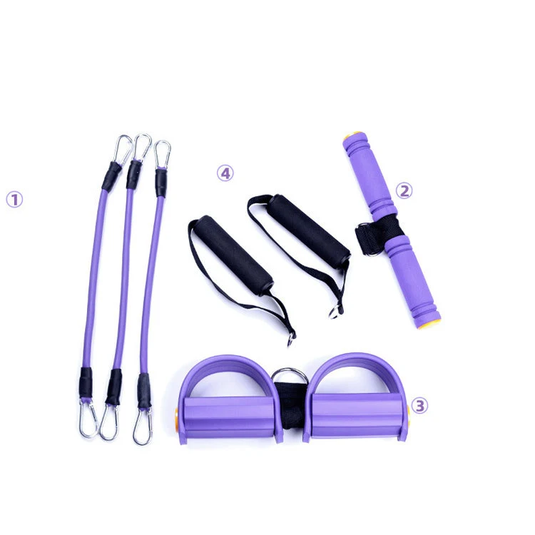 Muiti-function 3 Tubes Fitness Sit-up Resistance Latex Bands Pedal Exercise Foot Pull Rope, Purple, green, red, blue, yellow, pink
Muiti-function 3 Tubes Fitness Sit-up Resistance Latex Bands Pedal Exercise Foot Pull Rope, Purple, green, red, blue, yellow, pink