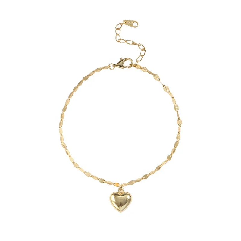 DIY Twist Chain Jewelry Women Heart Pendant 925 Sterling Silver Charm Bracelet, White, gold
DIY Twist Chain Jewelry Women Heart Pendant 925 Sterling Silver Charm Bracelet, White, gold