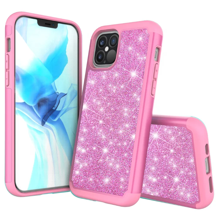 For iPhone 12 TPU PC 2 in 1 Fashion Girl Shinning Glitter Handy Case Cover for iPhone 12 11, Multi colors
For iPhone 12 TPU PC 2 in 1 Fashion Girl Shinning Glitter Handy Case Cover for iPhone 12 11, Multi colors