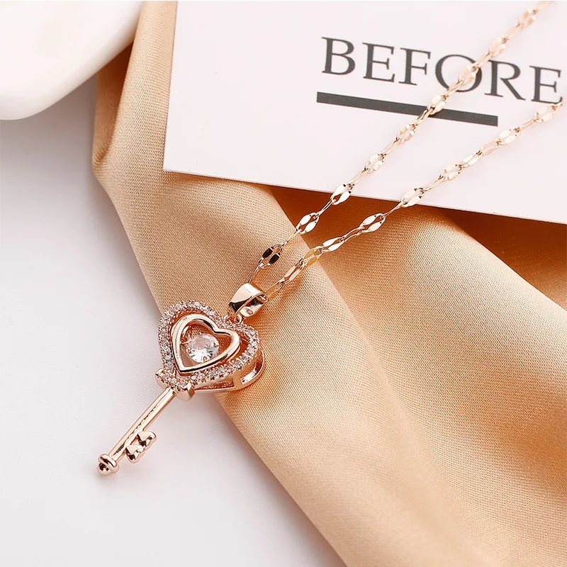 Wholesale Custom Necklace Chain Gold Plated Jewellery Women Key Pendant Jewellery Necklace
Wholesale Custom Necklace Chain Gold Plated Jewellery Women Key Pendant Jewellery Necklace