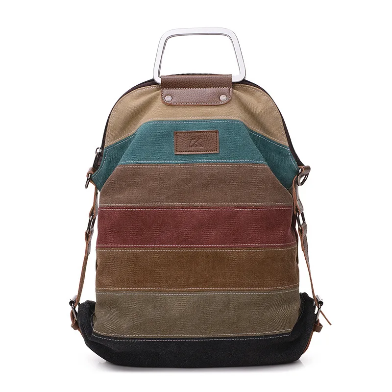 2021 one shoulder cross body bag Korean female canvas backpack large capacity portable multifunctional backpack women, Colour mixture
2021 one shoulder cross body bag Korean female canvas backpack large capacity portable multifunctional backpack women, Colour mixture