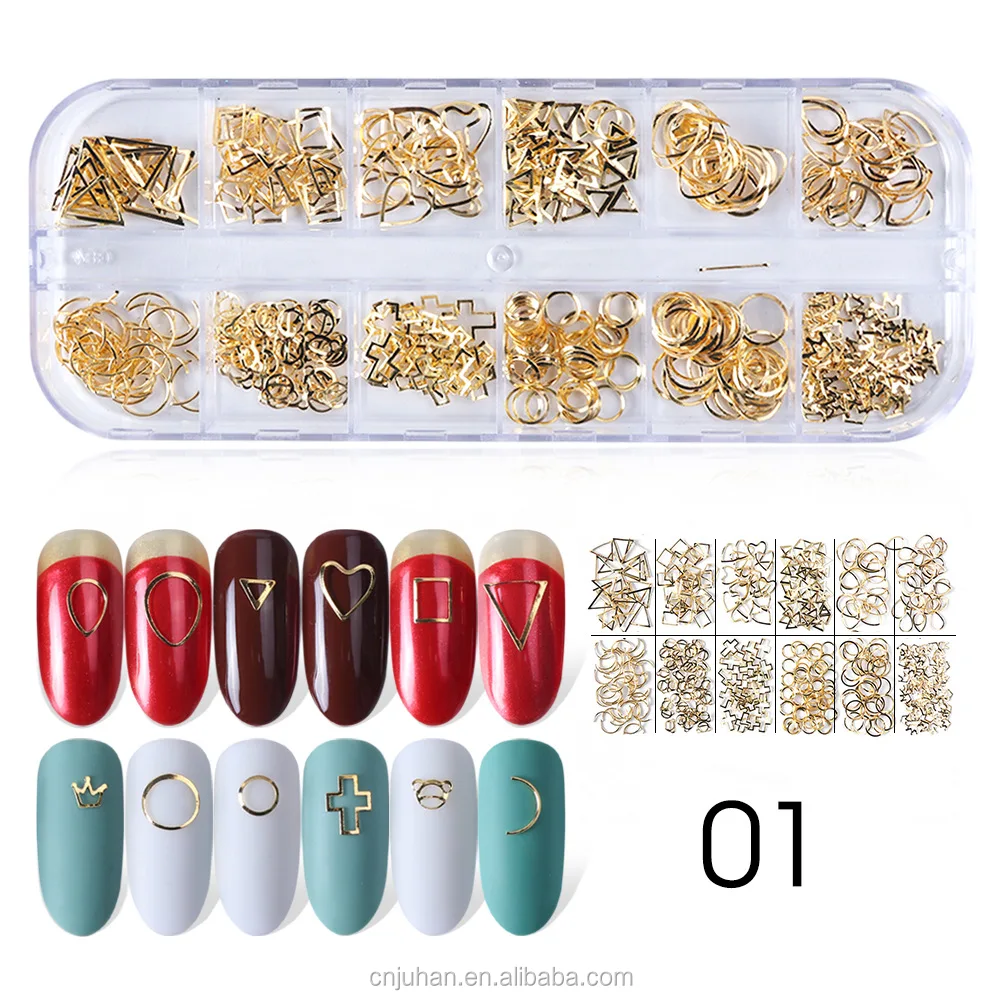 3D Mixed Diy Hollow Metal Frame Nail Art Decorations Gold Rivet Stickers For Manicure Accessories Studs, Picture
3D Mixed Diy Hollow Metal Frame Nail Art Decorations Gold Rivet Stickers For Manicure Accessories Studs, Picture