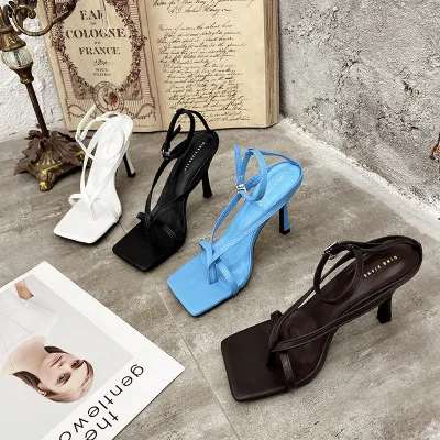 Gladiator Sandals High Heels Fall Street Look Females Square Head Open Toe Slip-On Strappy Women Strap Flip Flops Sexy shoes
Gladiator Sandals High Heels Fall Street Look Females Square Head Open Toe Slip-On Strappy Women Strap Flip Flops Sexy shoes