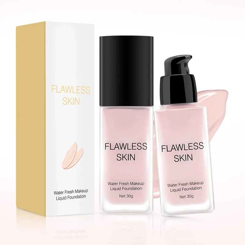 3 Colors Long-lasting Water Fresh Makeup Liquid Mineral Foundation With Custom Private Label
3 Colors Long-lasting Water Fresh Makeup Liquid Mineral Foundation With Custom Private Label