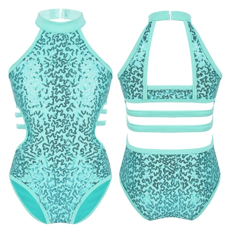 Kids Girls Sleeveless Sparkly Sequins Cutouts Back Strappy Waist Gymnastics Ballet Dance Leotard
Kids Girls Sleeveless Sparkly Sequins Cutouts Back Strappy Waist Gymnastics Ballet Dance Leotard