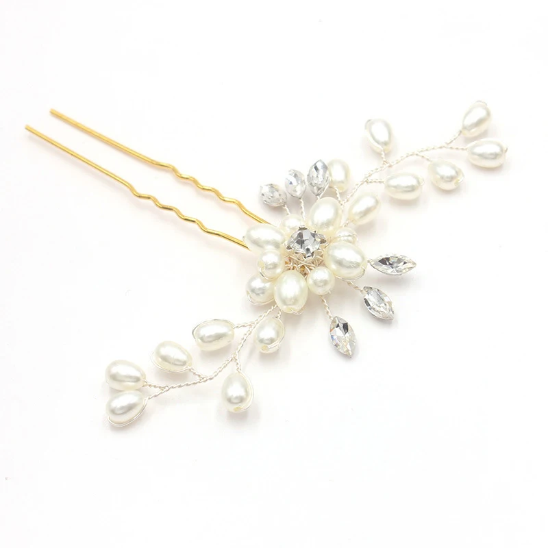 Gold Luxury Crystal And Beads Wedding Prom Hair Pin Clip Pearl Bridal Hairpin For Women Accessories Jewelry, As photos
Gold Luxury Crystal And Beads Wedding Prom Hair Pin Clip Pearl Bridal Hairpin For Women Accessories Jewelry, As photos