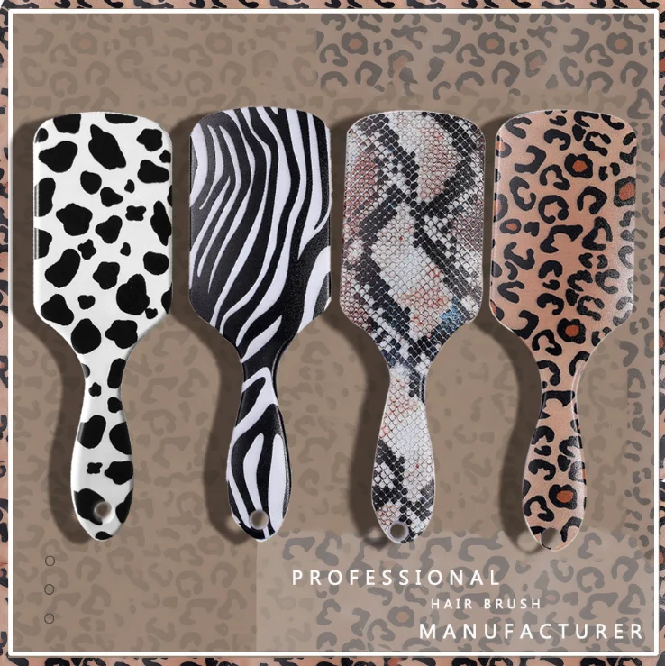 Fashion Trend Animal Print comb Hair Brush Leopard Print Hair Comb Zebra-stripe Air Cushion Scalp Massage Comb
Fashion Trend Animal Print comb Hair Brush Leopard Print Hair Comb Zebra-stripe Air Cushion Scalp Massage Comb