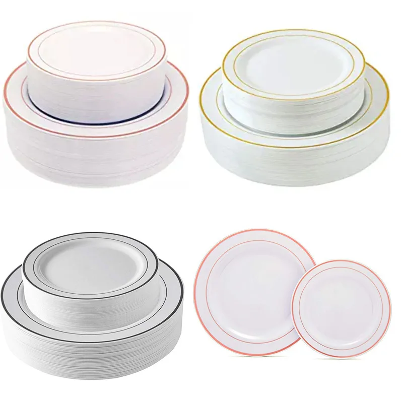 Ychon Disposable Party Tableware Disposable plastic plate Disposable Plastic Rose Gold Dinnerware Set Wedding Tableware
Ychon Disposable Party Tableware Disposable plastic plate Disposable Plastic Rose Gold Dinnerware Set Wedding Tableware