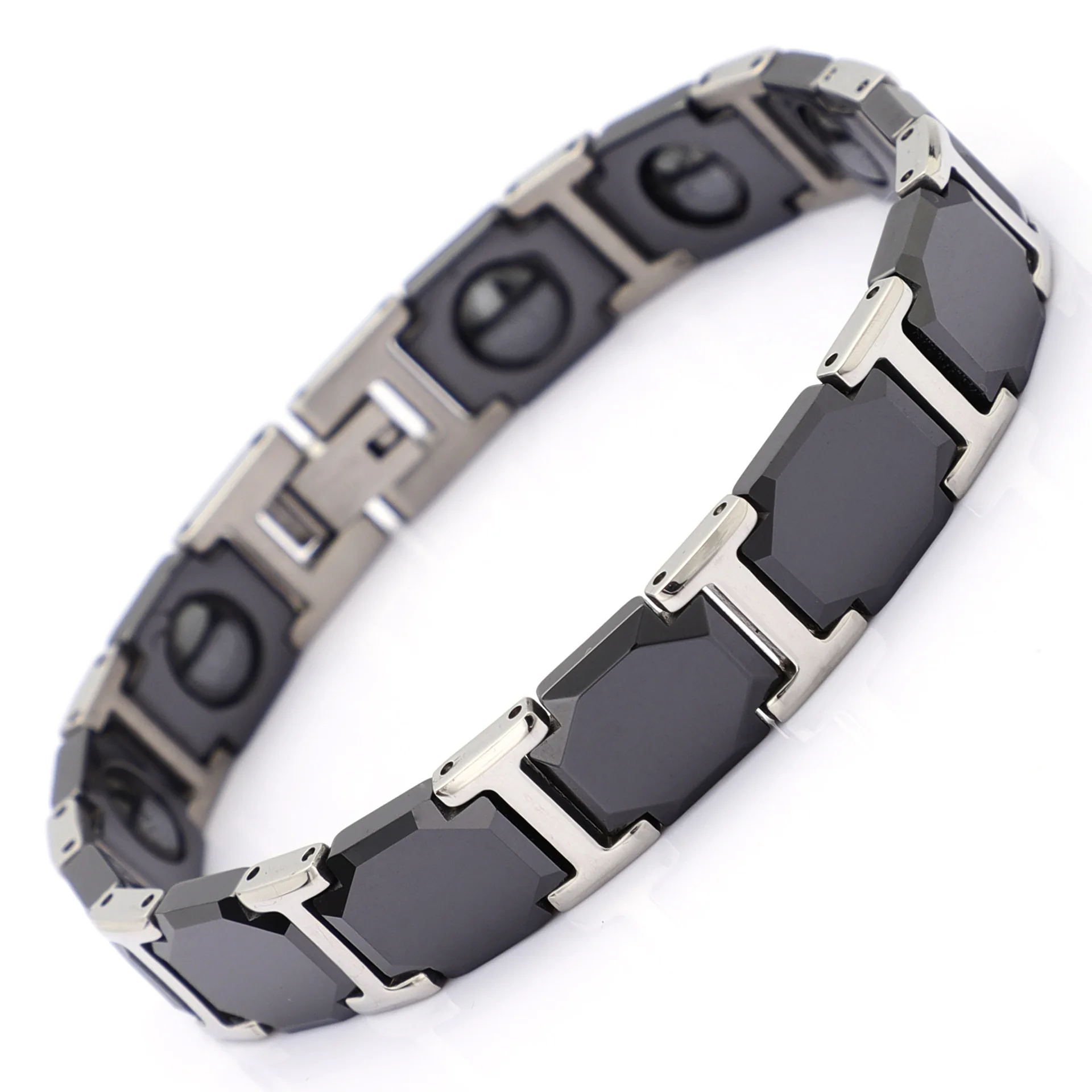 New Supply Accessories Ceramic Titanium Steel Black Stone Bracelet White Bracelet TC02
New Supply Accessories Ceramic Titanium Steel Black Stone Bracelet White Bracelet TC02