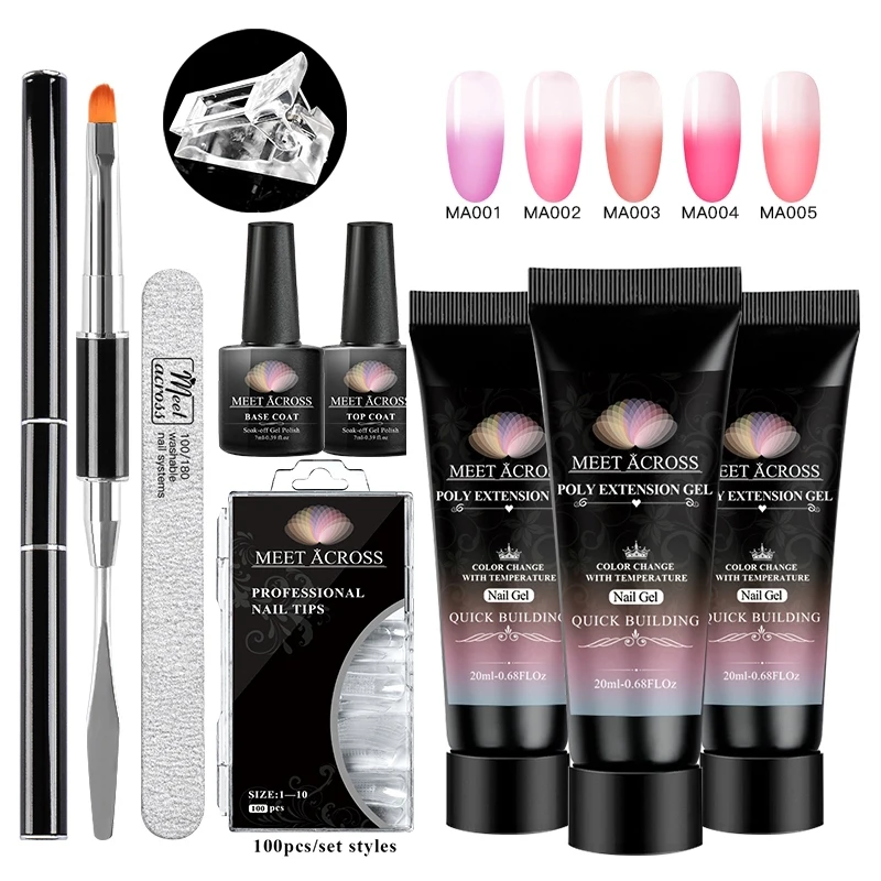2020 private label customized thermal color changing poly gel Nail Extension Gel Kit
2020 private label customized thermal color changing poly gel Nail Extension Gel Kit