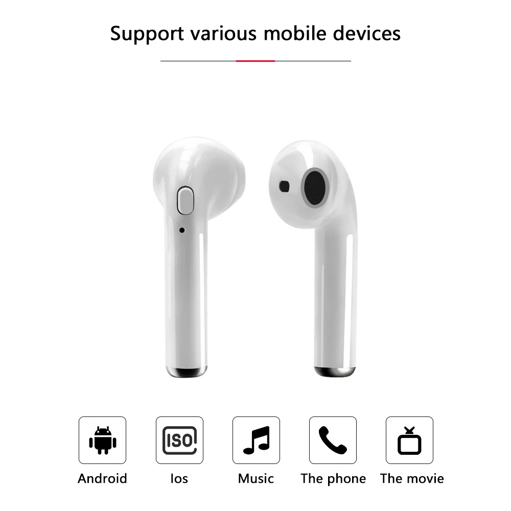 wholesale TWS I16S Wireless Earphones with Charging Box i7s i9 i10 i11 i12 i16 i17 High Quality TWS Sport Bluetooth Earbuds - ANKUX.COM