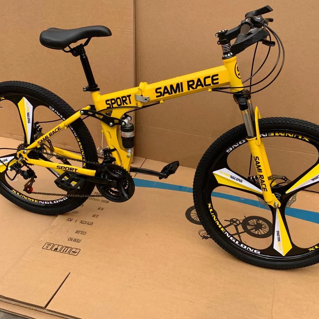 Factory Wholesale 24/26/27.5 Inch Custom Design Full Suspension Folding Bike Sepeda Lipat Mountain Bicycle, Red,yellow,blue,white, black
Factory Wholesale 24/26/27.5 Inch Custom Design Full Suspension Folding Bike Sepeda Lipat Mountain Bicycle, Red,yellow,blue,white, black