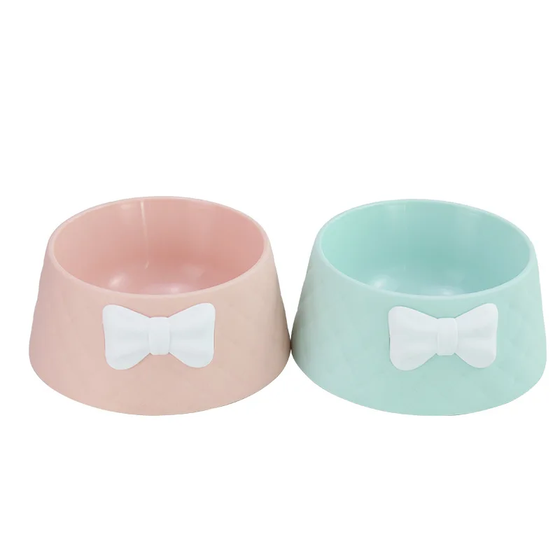 Pet supplies Amazon's new bow-knot round cat bowl Drinking and feeding pet bowl Fall-resistant and durable dog bowl, Green pink
Pet supplies Amazon's new bow-knot round cat bowl Drinking and feeding pet bowl Fall-resistant and durable dog bowl, Green pink