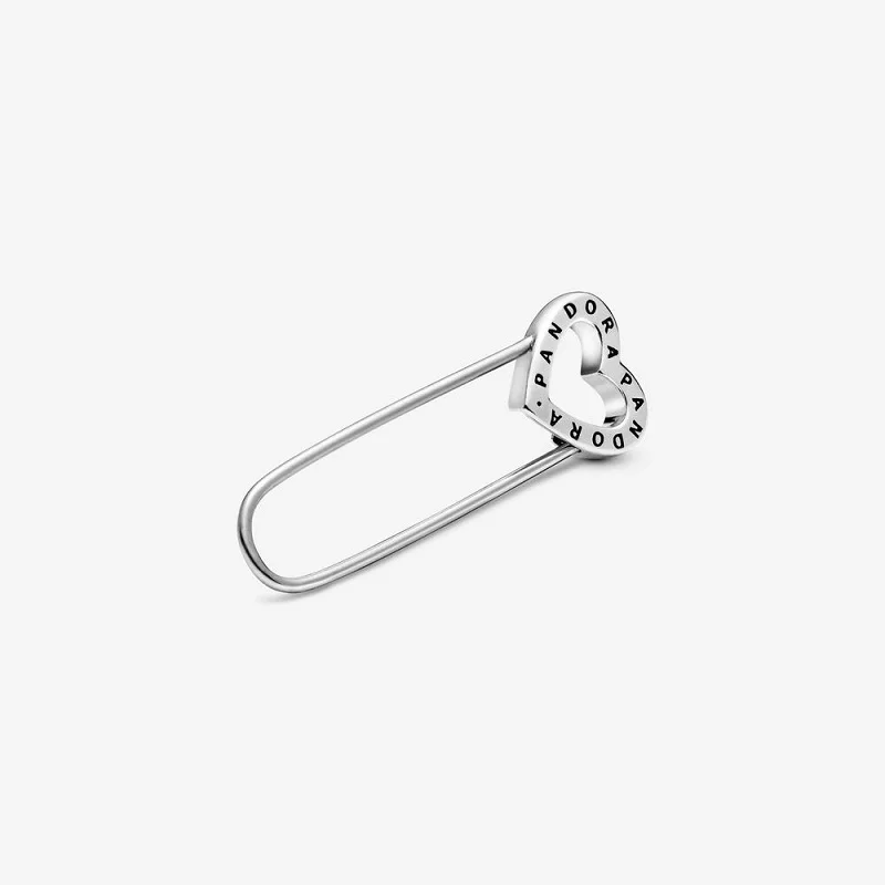 Curate Personal Looks Heart-shaped Logo Clasp Sustainably Sourced 925 Silver Safety Pin Brooch fit Dangle Charms Lapel Sleeve
Curate Personal Looks Heart-shaped Logo Clasp Sustainably Sourced 925 Silver Safety Pin Brooch fit Dangle Charms Lapel Sleeve