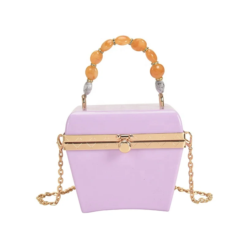 New Arrival Summer Box Style Cheap Lady Purse Cross Chain Pearl Handle Bags Fashion Mini Jelly PVC Handbag Women
New Arrival Summer Box Style Cheap Lady Purse Cross Chain Pearl Handle Bags Fashion Mini Jelly PVC Handbag Women