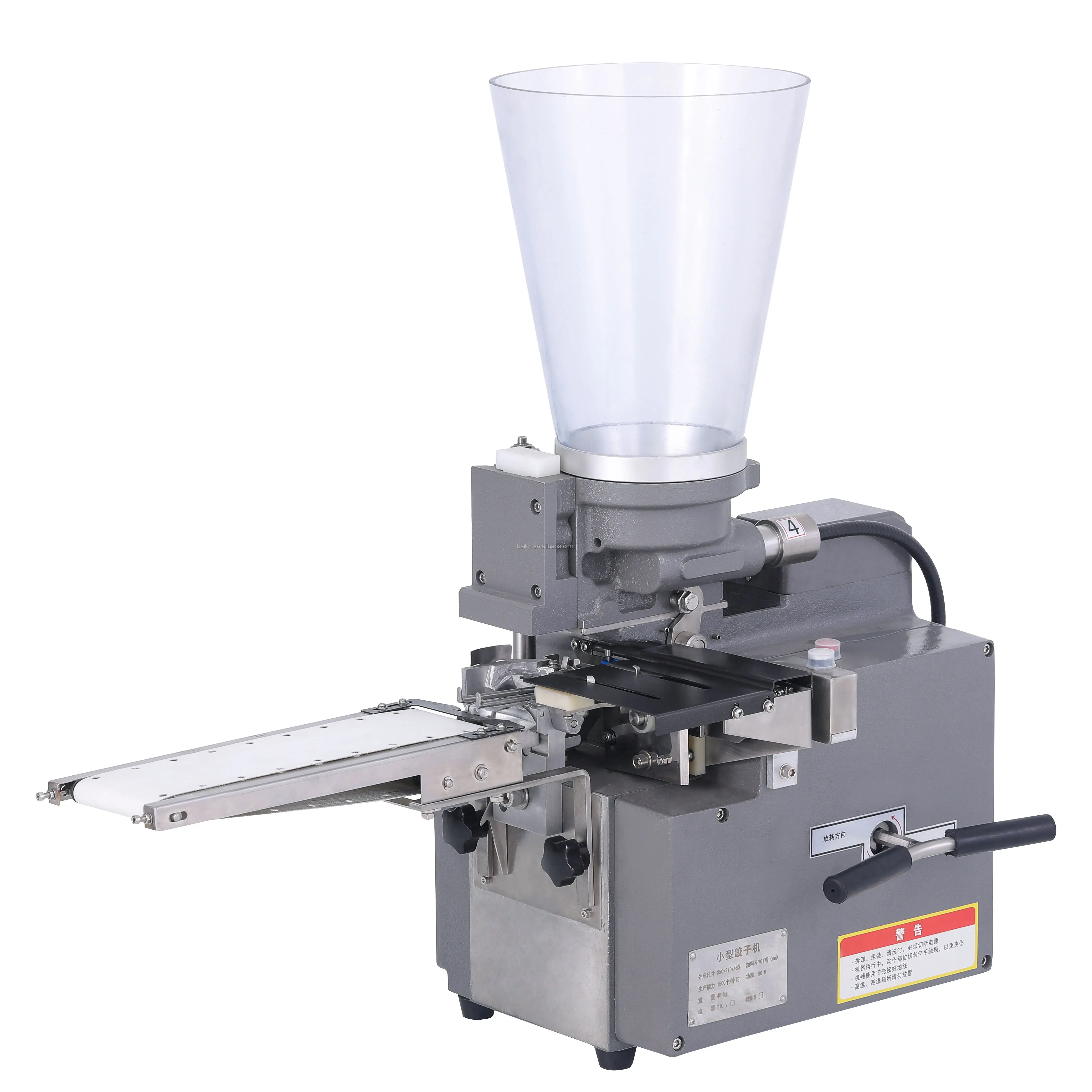 Table type semi-automatic fried dumpling making machine