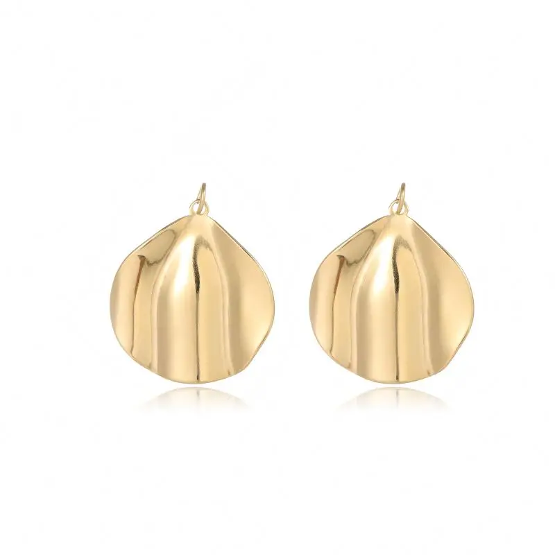 Gold Plated Geometric Crinkle Fan Stainless Steel Earring Necklace Pendant Female Fashion Minimalist Accessories
Gold Plated Geometric Crinkle Fan Stainless Steel Earring Necklace Pendant Female Fashion Minimalist Accessories
