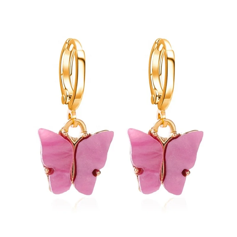 Fashion Candy Color Acrylic Butterfly Stud Earrings Women Animal Sweet Colorful Yellow Rose Pink Pendant Earrings Girls Jewelry, Picture
Fashion Candy Color Acrylic Butterfly Stud Earrings Women Animal Sweet Colorful Yellow Rose Pink Pendant Earrings Girls Jewelry, Picture