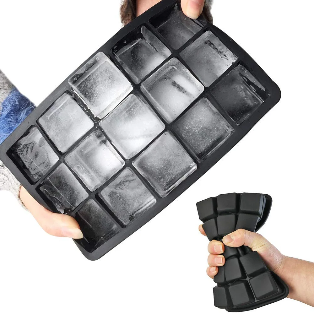 BBA433 Bar /club Silicone 15 Cells Ice Cube Tray with Lid DIY Summer Cool Household Square Ice Cube Mold, Blue,green,orange,yellow,white
BBA433 Bar /club Silicone 15 Cells Ice Cube Tray with Lid DIY Summer Cool Household Square Ice Cube Mold, Blue,green,orange,yellow,white