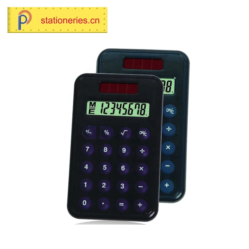 Promotional Plastic 8 Digit Pocket Calculator