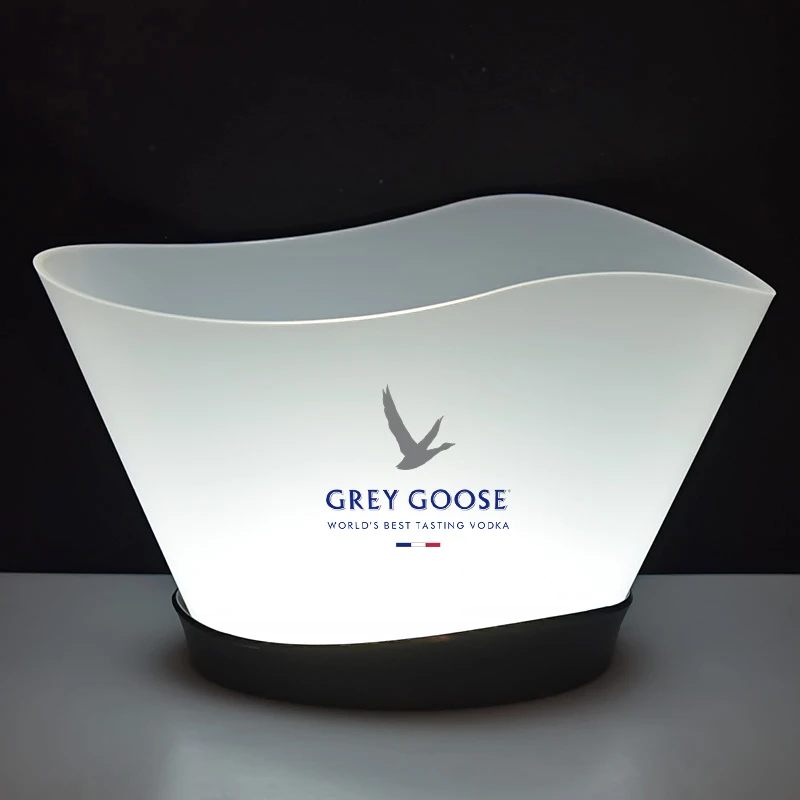 12L capacity Factory price and high quality plastic pp material clear beer led ice bucket, Custom color you want
12L capacity Factory price and high quality plastic pp material clear beer led ice bucket, Custom color you want